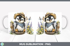 GorgeousAnimals Summer Bandana Mug Wrap design.