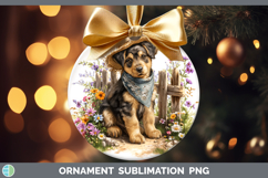 GorgeousAnimals Summer Bandana Ornament design.