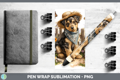 GorgeousAnimals Summer Bandana Pen Wrap design.