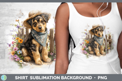 GorgeousAnimals Summer Bandana Shirt design.