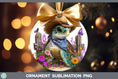 GorgeousAnimals Summer Bandana Ornament design.
