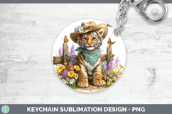 GorgeousAnimals Summer Bandana Keychain design.