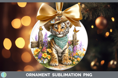 GorgeousAnimals Summer Bandana Ornament design.