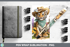GorgeousAnimals Summer Bandana Pen Wrap design.
