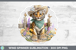 GorgeousAnimals Summer Bandana Wind Spinner design.
