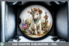 GorgeousAnimals Summer Bandana Car Coaster design.