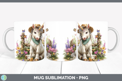 GorgeousAnimals Summer Bandana Mug Wrap design.