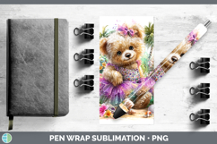 GorgeousAnimals Summer Beach Pen Wrap design.