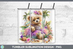 GorgeousAnimals Summer Beach Tumbler design.