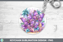 GorgeousAnimals Summer Beach Keychain design.