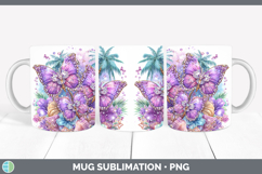GorgeousAnimals Summer Beach Mug Wrap design.