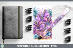 GorgeousAnimals Summer Beach Pen Wrap design.