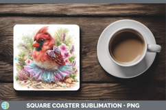 GorgeousAnimals Summer Beach Square Coaster design.