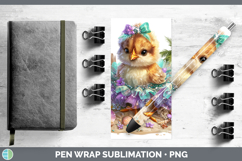 GorgeousAnimals Summer Beach Pen Wrap design.