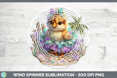 GorgeousAnimals Summer Beach Wind Spinner design.