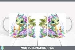 GorgeousAnimals Summer Beach Mug Wrap design.