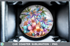 GorgeousAnimals Summer Beach Car Coaster design.