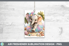 GorgeousAnimals Summer Beach Air Freshener design.