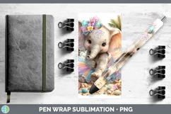 GorgeousAnimals Summer Beach Pen Wrap design.