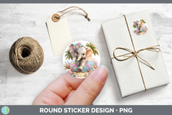 GorgeousAnimals Summer Beach Stickers design.