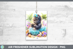 GorgeousAnimals Summer Beach Air Freshener design.