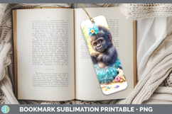 GorgeousAnimals Summer Beach Bookmark design.