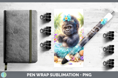 GorgeousAnimals Summer Beach Pen Wrap design.