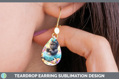 GorgeousAnimals Summer Beach Teardrop Earrings design.