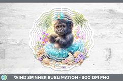 GorgeousAnimals Summer Beach Wind Spinner design.