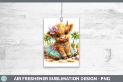 GorgeousAnimals Summer Beach Air Freshener design.