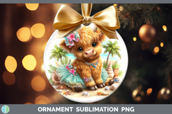 GorgeousAnimals Summer Beach Ornament design.