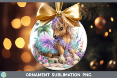 GorgeousAnimals Summer Beach Ornament design.