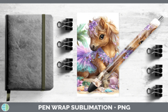 GorgeousAnimals Summer Beach Pen Wrap design.
