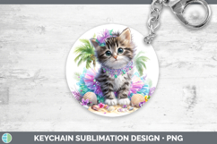 GorgeousAnimals Summer Beach Keychain design.