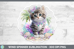 GorgeousAnimals Summer Beach Wind Spinner design.