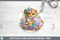 GorgeousAnimals Summer Beach Keychain design.