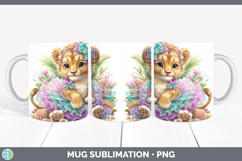 GorgeousAnimals Summer Beach Mug Wrap design.