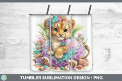 GorgeousAnimals Summer Beach Tumbler design.