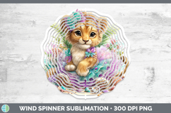 GorgeousAnimals Summer Beach Wind Spinner design.
