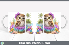 GorgeousAnimals Summer Beach Mug Wrap design.