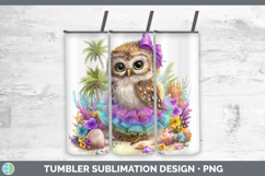 GorgeousAnimals Summer Beach Tumbler design.