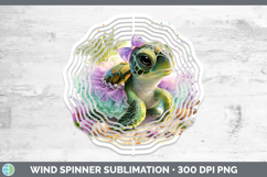 GorgeousAnimals Summer Beach Wind Spinner design.
