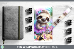 GorgeousAnimals Summer Beach Pen Wrap design.