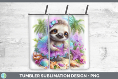 GorgeousAnimals Summer Beach Tumbler design.