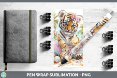 GorgeousAnimals Summer Beach Pen Wrap design.