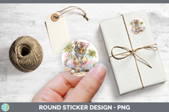 GorgeousAnimals Summer Beach Stickers design.
