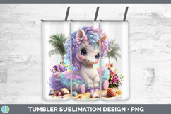 GorgeousAnimals Summer Beach Tumbler design.
