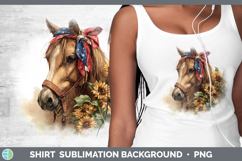 GorgeousAnimals Sunflower Patriotic Shirt design.