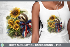 GorgeousAnimals Sunflower Patriotic Shirt design.