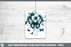 GorgeousAnimals Teal Drips Air Freshener design.